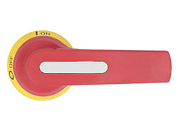 LOVATO ELECTRIC - Poignée JAUNE/ROUGE de verrouillage porte x Interrupt-sectionneurs GMF 400A