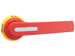 LOVATO ELECTRIC - Poignée JAUNE/ROUGE de verrouillage porte x Interrupt-sectionneurs GMF 600-800A