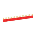 LOVATO ELECTRIC - Barrettes de connexion ROUGE 20 pôles pour relais bornes industriels HR1