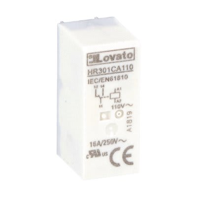 LOVATO ELECTRIC - Relais miniatures industriels sans embase, 1 inverseur 110-120VAC 16A