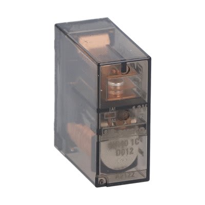 LOVATO ELECTRIC - Rel. miniate, 12VDC, 16A, 1 contact invers.. Mont sur embase HR5XS2.. (max 10A)