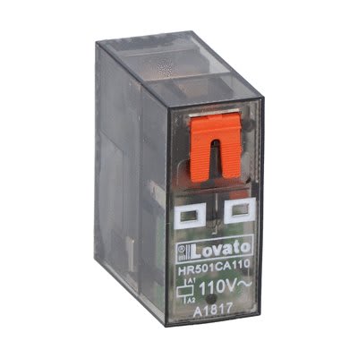 LOVATO ELECTRIC - Rel. miniat industriels avec indicat à LED sans embase 1 invers. 110/120VAC 16A