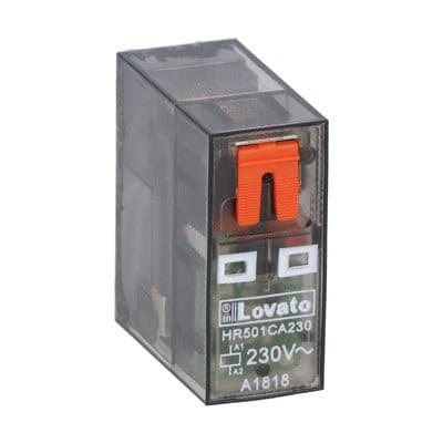 LOVATO ELECTRIC - Rel. miniat industriels avec indicat à LED sans embase, 1 inverseur 230VAC 16A