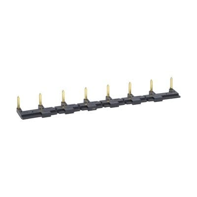 LOVATO ELECTRIC - Barres de connexion NOIRE 8 pôles pour relais minces industriels HR50