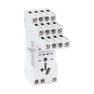 LOVATO ELECTRIC - Embases pour relais industriels HR60 2 inverseurs (Bornes à vis toutes a haut)