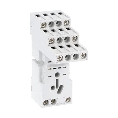 LOVATO ELECTRIC - Embases pour relais industriels HR60 2 inverseurs (Bornes à vis toutes a haut)