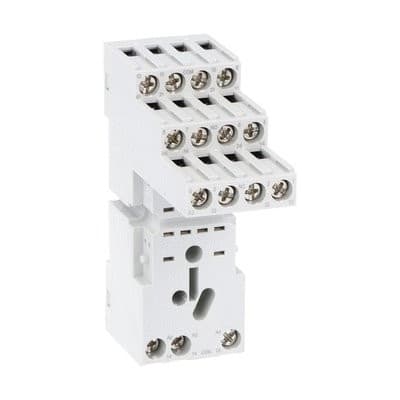 LOVATO ELECTRIC - Embases pour relais industriels HR60 4 inverseurs (Bornes à vis toutes a haut)