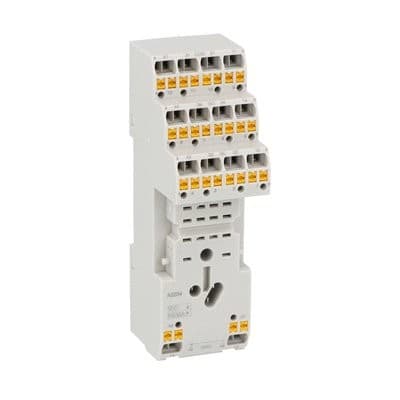 LOVATO ELECTRIC - Embases x Rel. industr HR60 4 inverseurs (Bornes à resort). Push-in technology