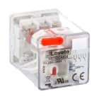 LOVATO ELECTRIC - Rel. industriels 11 pôles avec indicat à LED sans embase, 24VAC 10A, 2 inver.