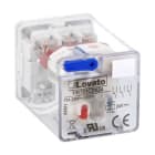 LOVATO ELECTRIC - Rel. industriels 11 pôles avec indicat à LED sans embase, 24VDC 10A, 2 inver.