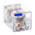 LOVATO ELECTRIC - Rel. industriels 11 pôles avec indicat à LED sans embase, 24VDC 10A, 2 inver.
