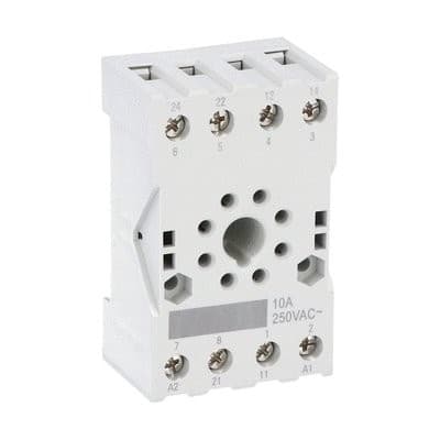 LOVATO ELECTRIC - Embases pour relais industriels HR70 8 pôles (Bornes à vis)