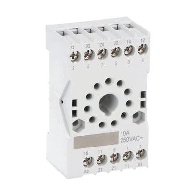 LOVATO ELECTRIC - Embases pour relais industriels HR70 11 pôles (Bornes à vis)