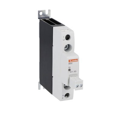 LOVATO ELECTRIC - Rel. statique complet avec dissipateur, 1ph, 25A, 90...280VAC, bornes à vis