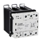 LOVATO ELECTRIC - Relais statiques complet avec dissipateur, 3ph(3 com) 24A, 24...255VAC/DC
