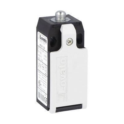 LOVATO ELECTRIC - Interrupteurs de position a poussoir avec contacts 2NO brusque acier bouton