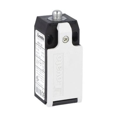 LOVATO ELECTRIC - Interrupteurs de position a poussoir avec contacts 1NO+1NC brusque acier bouton