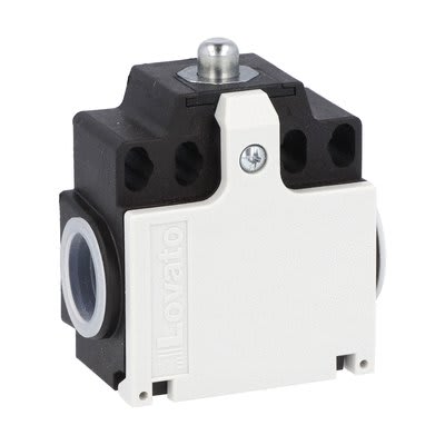 LOVATO ELECTRIC - Interrupteurs de position a poussoir métallique 2NO dépendant. Acier bouton.