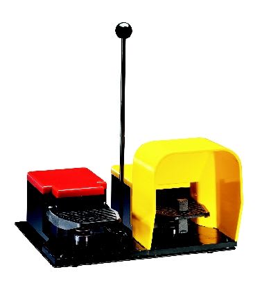 LOVATO ELECTRIC - Interrupt a deux pedale en PVC protégé avec verrouillage ou repos, 2NO+2NC SNAP