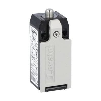 LOVATO ELECTRIC - Interrupt en métal de position a poussoir métallique 2NC brusque. Acier bouton