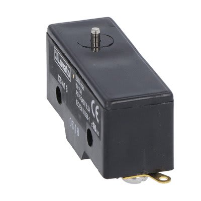 LOVATO ELECTRIC - Microrupteurs de pos en plast. K a poussoir metall. sur PIN 1NO+1NC à souder