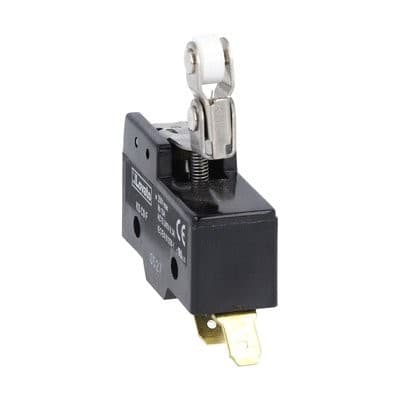 LOVATO ELECTRIC - Microrupteurs de pos en plast. K a lev à Galet unidirectionnel 1NO+1NC Faston