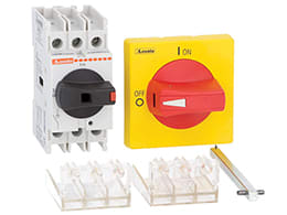 LOVATO ELECTRIC - Interrupteur-sectionneur GA040A + rallonge d?axe GAX7300,poignée d'accoupl.