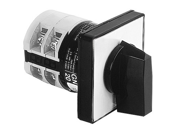 LOVATO ELECTRIC - 7P 2POS SWITCH FRONT MNTG 48X48 0-1