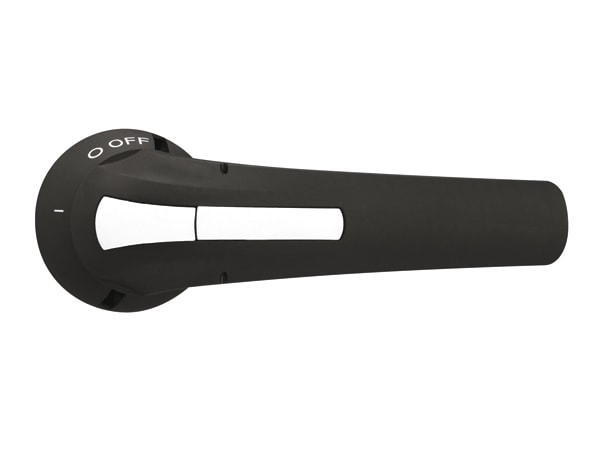 LOVATO ELECTRIC - POIGNEE NOIRE COMMANDE EXT VERROU PORTE