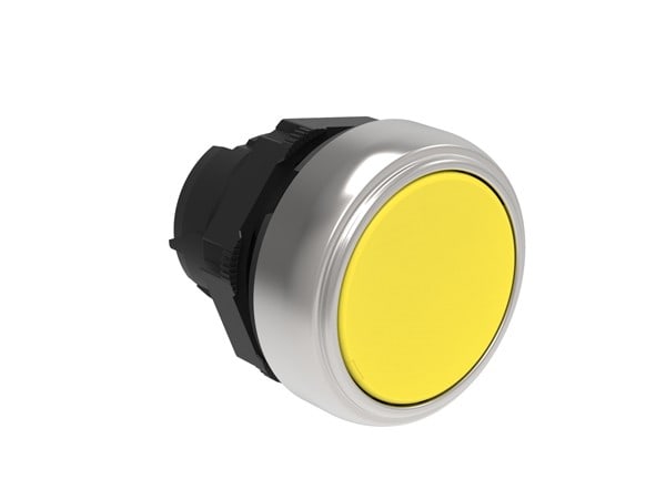 LOVATO ELECTRIC - TETE BOUTON AFFLEURANT JAUNE