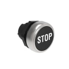 LOVATO ELECTRIC - TETE BOUTON AFFLEURANT STOP NOIRE