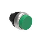 LOVATO ELECTRIC - BOUTON POUSSOIR DEPASSANT A ACCROCHAGE PLAT. SERIES CHROMED PLASTIC Ø22mm VERT