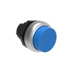 LOVATO ELECTRIC - BOUTON POUSSOIR DEPASSANT A ACCROCHAGE PLAT. SERIES CHROMED PLASTIC Ø22mm BLEU