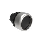 LOVATO ELECTRIC - BOUTON POUSSOIR RENTRANT A IMPULSION PLATINUM SERIES CHROMED PLASTIC Ø22mm NOIR