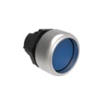 LOVATO ELECTRIC - BOUTON POUSSOIR RENTRANT A IMPULSION PLATINUM SERIES CHROMED PLASTIC Ø22mm BLEU