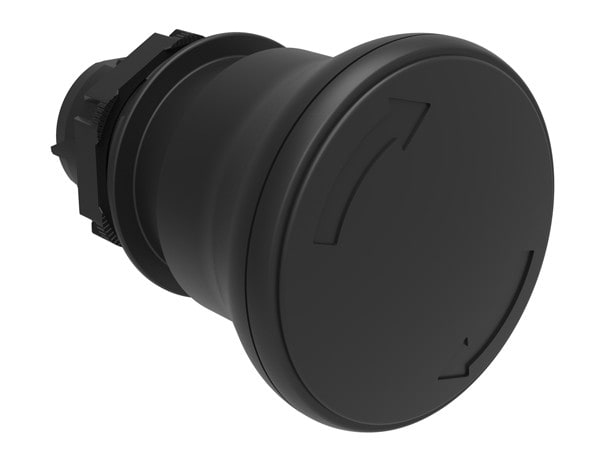 LOVATO ELECTRIC - TETE BOUTON NOIRE COUP POING 40MM