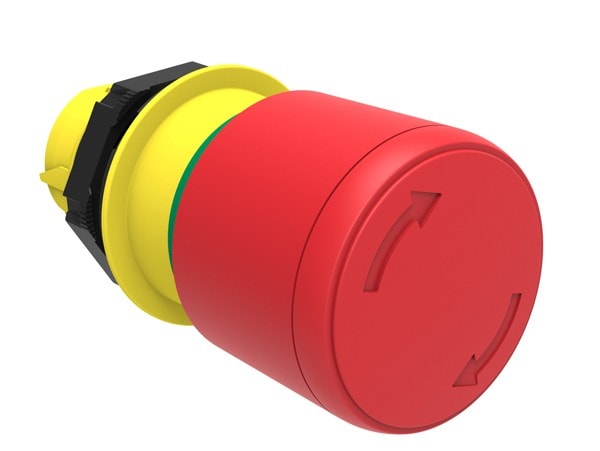 LOVATO ELECTRIC - TETE BOUTON ROUGE COUP POING 30MM