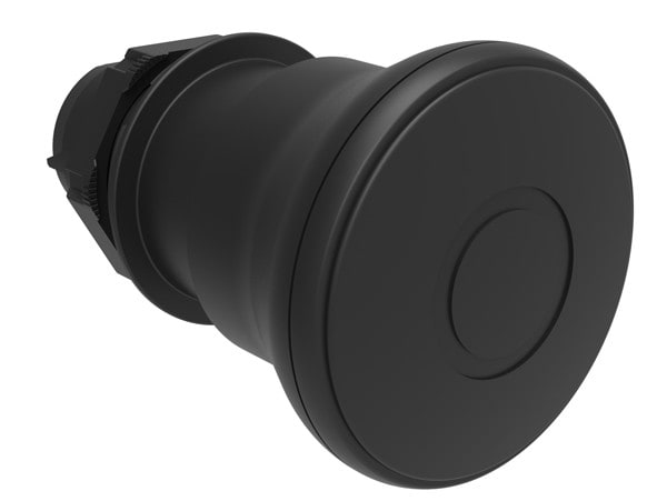 LOVATO ELECTRIC - BOUTON "COUP DE POING" Ø40mm TIRER x DEVEROUILLER Ø22mm xARRÊT NORMAL.NOIR