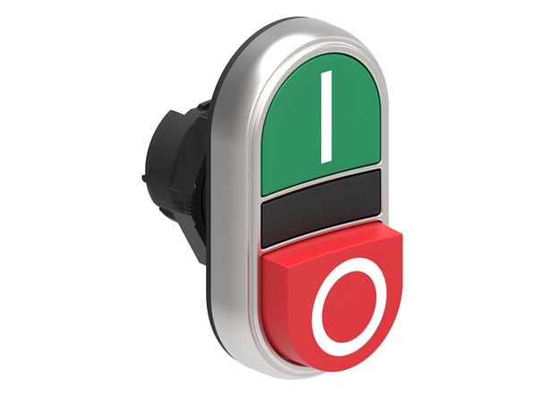 LOVATO ELECTRIC - TETE DOUBLE BOUTON AFFLEURANT/ DEPASSANT