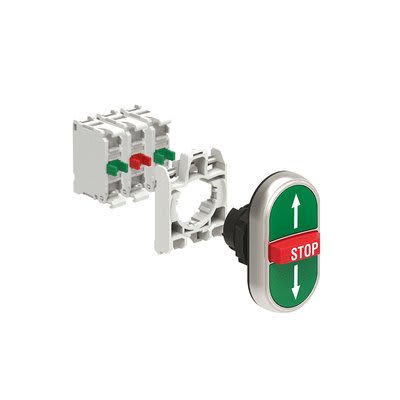 LOVATO ELECTRIC - KIT Bouton-poussoir double IMP en plast.