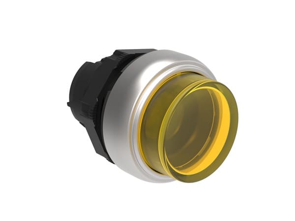 LOVATO ELECTRIC - TETE BOUTON JAUNE DEPASSANT LUMINEUX