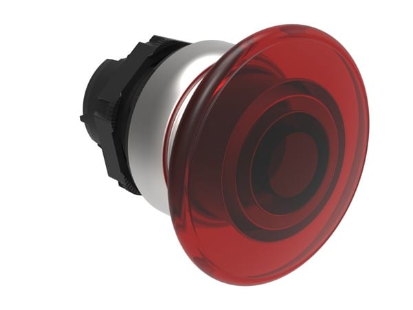 LOVATO ELECTRIC - TETE BOUTON COUP POING ROUGE 40MM