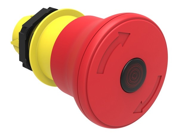 LOVATO ELECTRIC - BOUTON "COUP DE POING" lum. TOURNER xDEVEROUILLER,Ø30mm