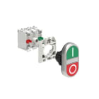 LOVATO ELECTRIC - KIT Bouton-poussoir double IMP en plast., LED blanc 230VAC, vert-rouge/I-0