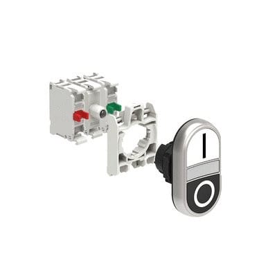 LOVATO ELECTRIC - KIT Bouton-poussoir double IMP en plast.