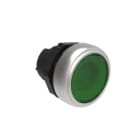 LOVATO ELECTRIC - BOUTON POUSSOIR LUMINEUX AFFLEURANT A ACCR. PLAT. SERIES CHRO. PLASTIC VERT
