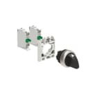 LOVATO ELECTRIC - KIT Commutateur sélectif en plast. noir, 3 pos 1-0-2, socle de fix et 2NF