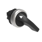 LOVATO ELECTRIC - COMMUTATEUR A CROSSE PLATINUM SERIES CHROMED PLASTIC, 2 POSITIONS, 0 - 1