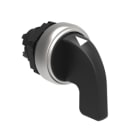 LOVATO ELECTRIC - COMMUTATEUR A CROSSE PLATINUM SERIES CHROMED PLASTIC, 3 POSITIONS, 1 - 0 - 2