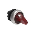 LOVATO ELECTRIC - COMMUTATEUR LUMINEUX PLATINUM SERIES CHROMED PLASTIC, 2 POSITIONS, 0 < 1 ROUGE